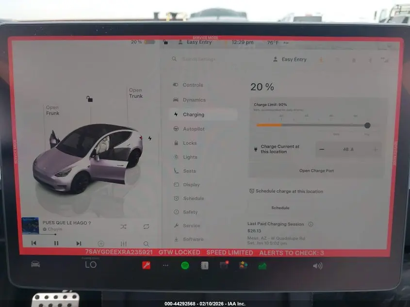 2024 TESLA MODEL Y LONG RANGE DUAL MOTOR ALL-WHEEL DRIVE