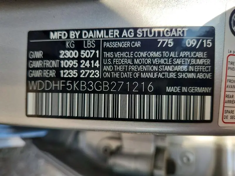 2016 MERCEDES-BENZ E 350  