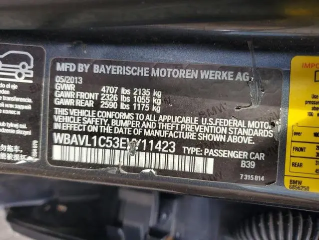 2014 BMW X1 XDRIVE28I  