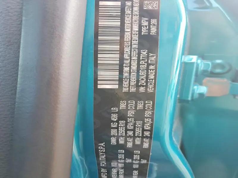 2020 JEEP RENEGADE LIMITED  