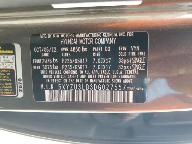 2013 HYUNDAI SANTA FE SPORT   