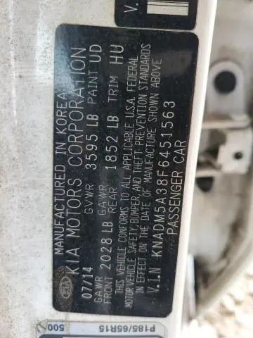 2015 KIA RIO LX  