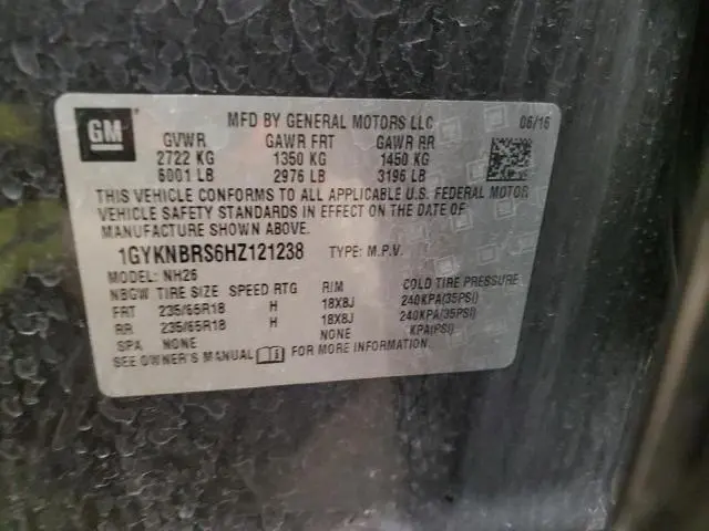 2017 CADILLAC XT5 LUXURY  