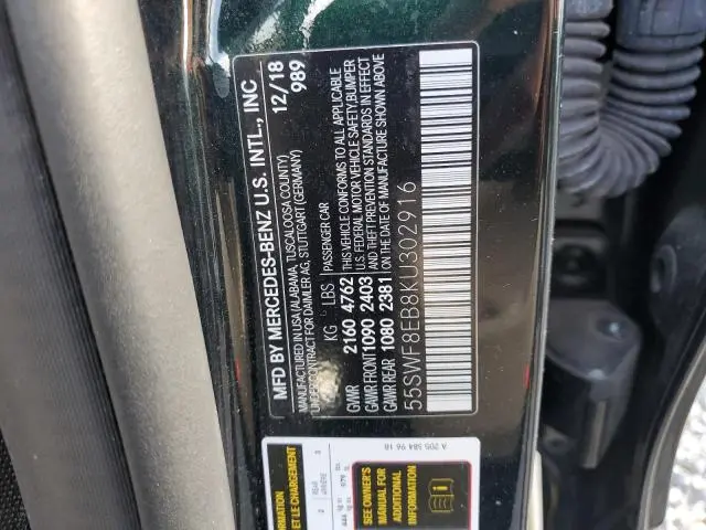 2019 MERCEDES-BENZ C 300 4MATIC