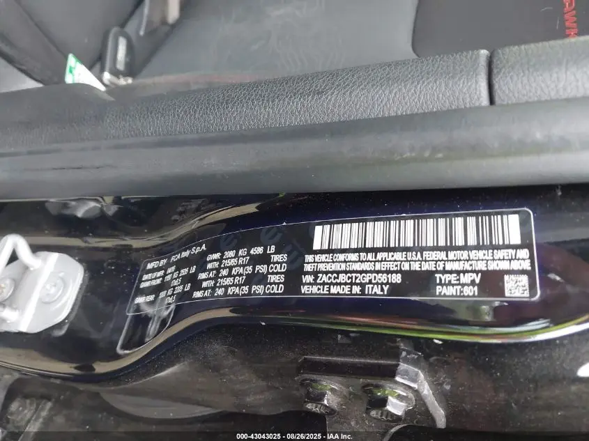 2016 JEEP RENEGADE TRAILHAWK