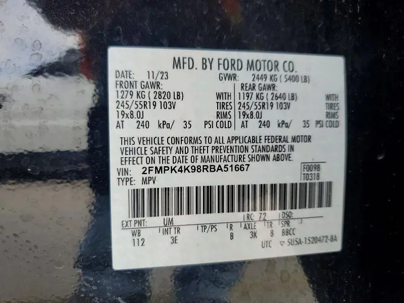 2024 FORD EDGE TITANIUM  