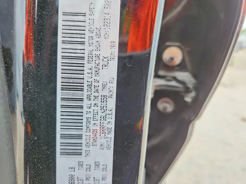 2020 RAM 1500 BIG HORN  