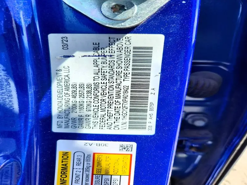 2023 HONDA ACCORD HYBRID SPORT-L  
