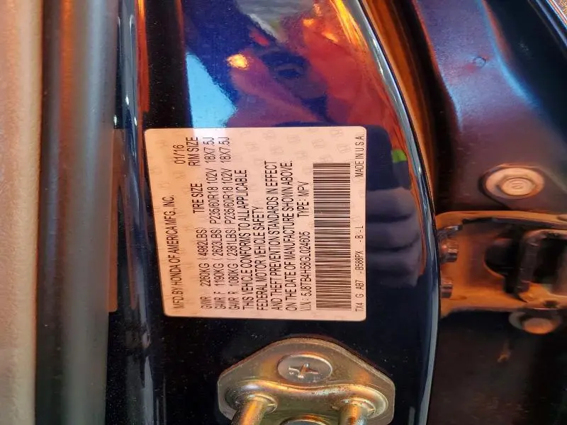 2016 ACURA RDX TECHNOLOGY  