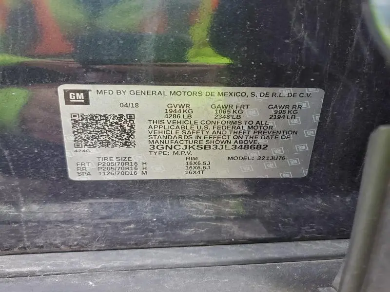 2018 CHEVROLET TRAX LS  