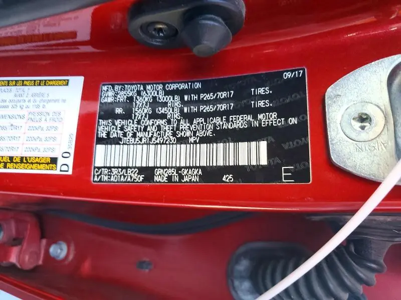 2018 TOYOTA 4RUNNER SR5 PREMIUM  