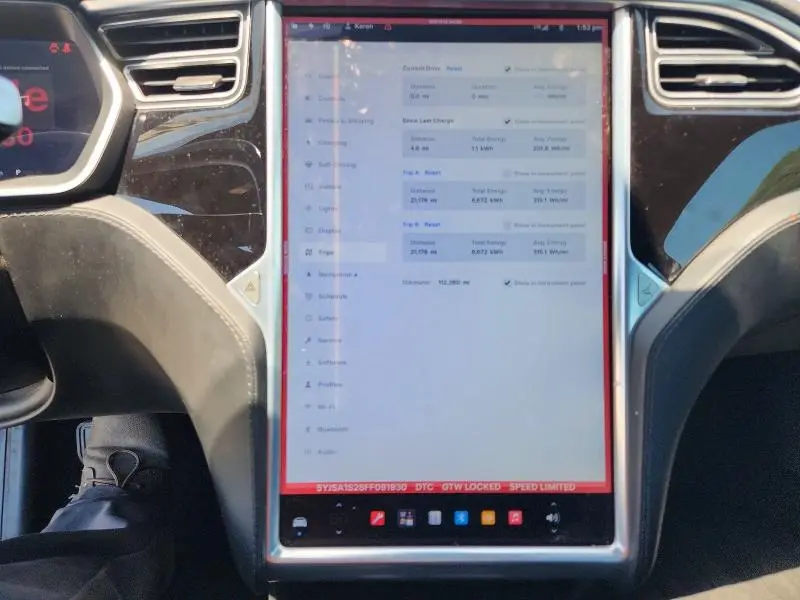 2015 TESLA MODEL S 70D  