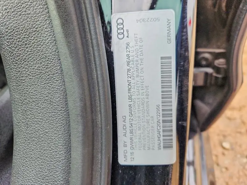 2016 AUDI A6 PRESTIGE  