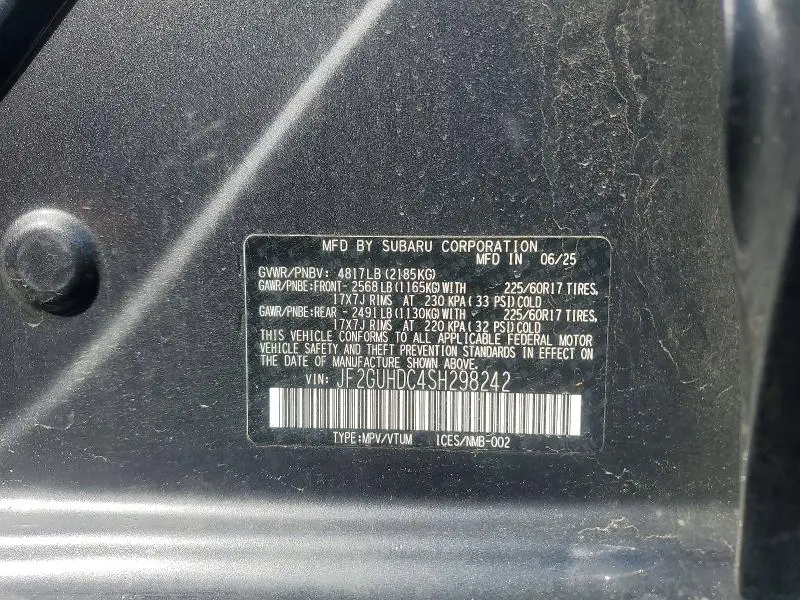2025 SUBARU CROSSTREK PREMIUM  