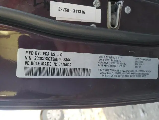 2021 DODGE CHARGER R/T  