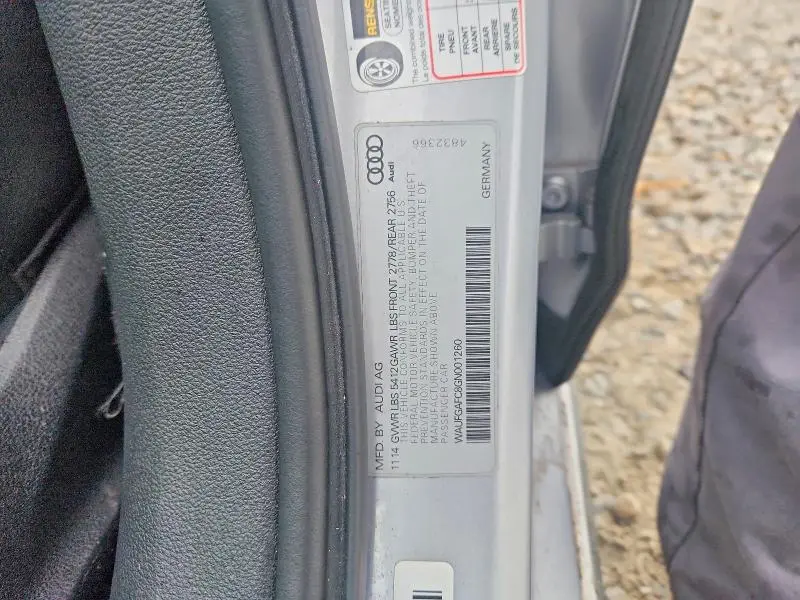2016 AUDI A6 PREMIUM PLUS  