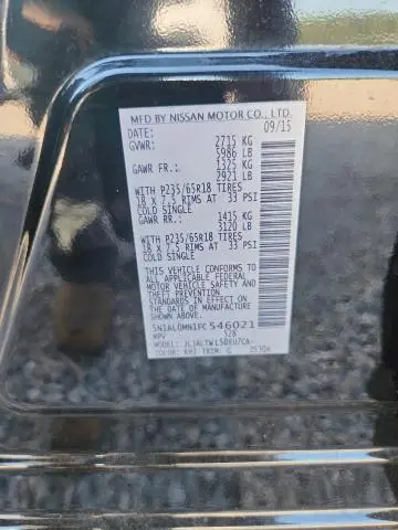 2015 INFINITI QX60 BASE  
