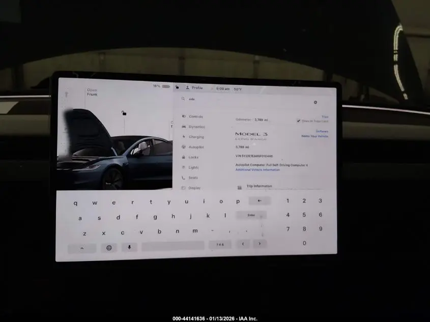 2025 TESLA MODEL 3 LONG RANGE REAR-WHEEL DRIVE/STANDARD REAR-WHEEL DRIVE