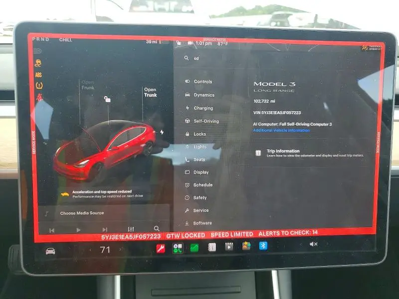 2018 TESLA MODEL 3   