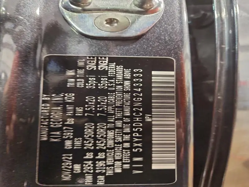 2022 KIA TELLURIDE SX  