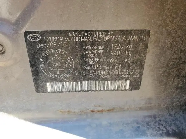 2011 HYUNDAI ELANTRA GLS  