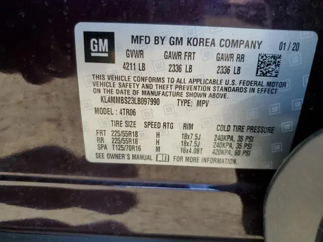 2020 BUICK ENCORE GX PREFERRED  