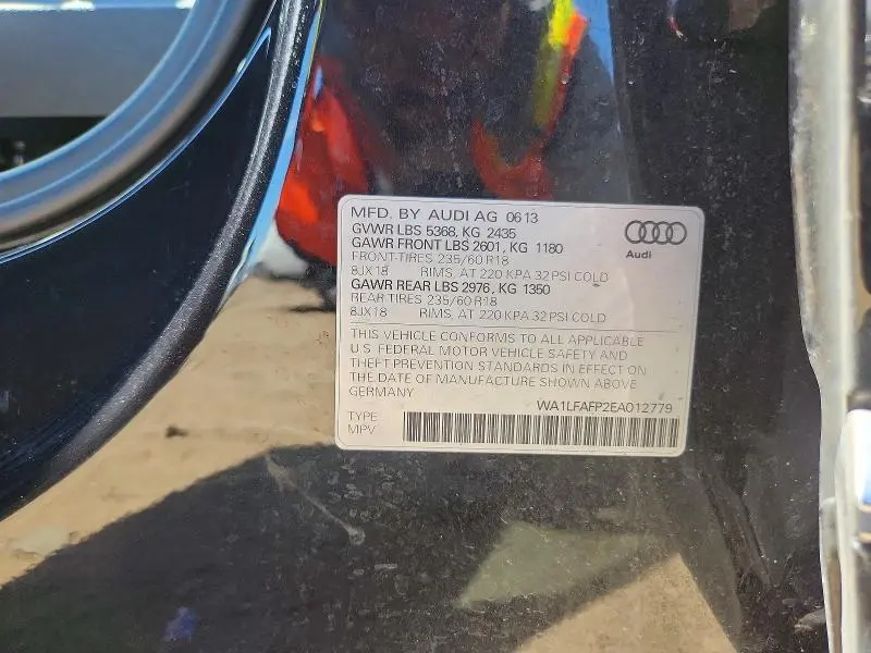 2014 AUDI Q5 PREMIUM PLUS  