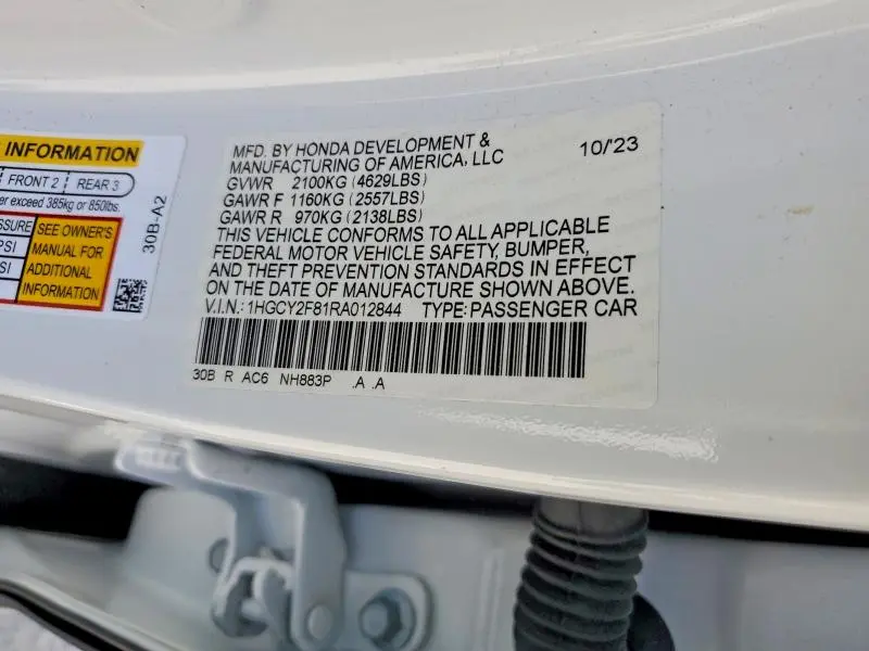 2024 HONDA ACCORD TOURING HYBRID  