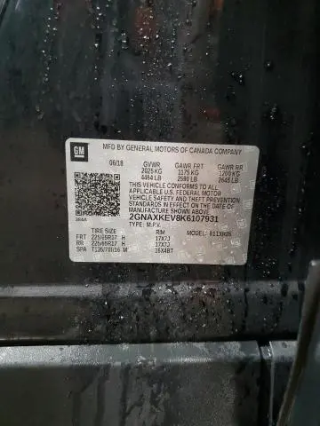 2019 CHEVROLET EQUINOX LT