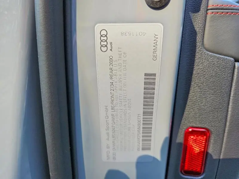 2021 AUDI RS5   