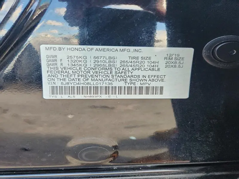 2020 ACURA MDX A-SPEC  