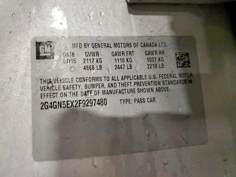 2015 BUICK REGAL PREMIUM  