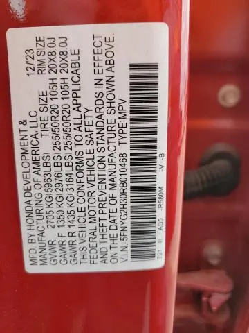 2024 HONDA PILOT SPORT  