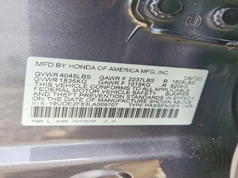 2020 ACURA ILX PREMIUM A-SPEC  