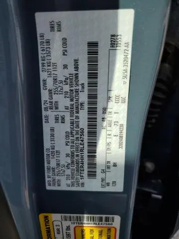 2024 FORD RANGER XLT  