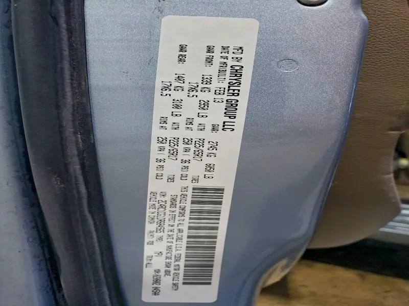 2013 CHRYSLER TOWN & COUNTRY TOURING L  