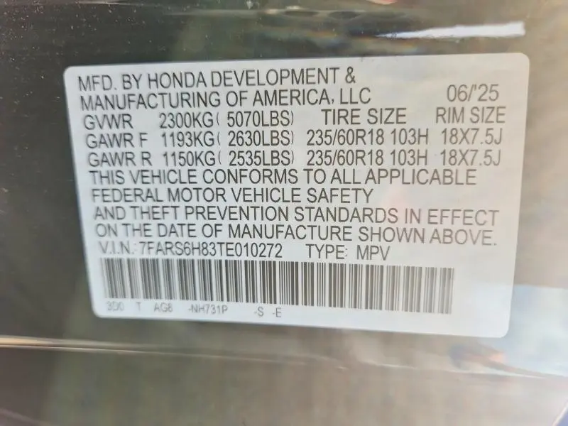 2026 HONDA CR-V SPORT-L  