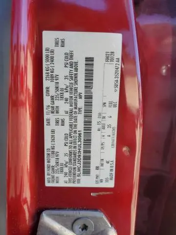 2017 LINCOLN MKC RESERVE  