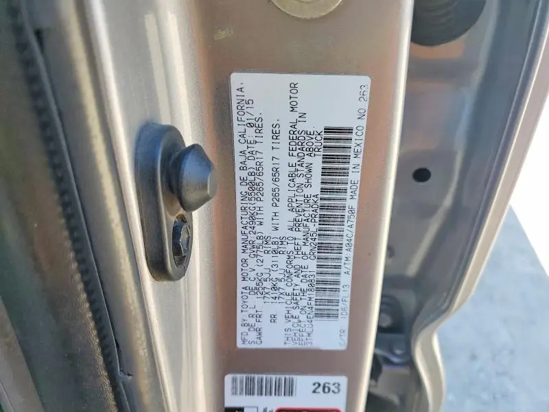 2015 TOYOTA TACOMA V6  