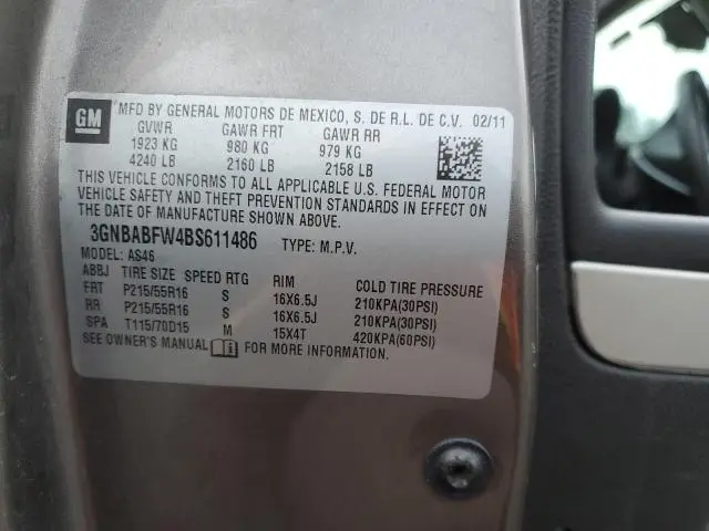 2011 CHEVROLET HHR LT  