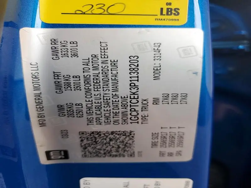 2023 CHEVROLET COLORADO LT  