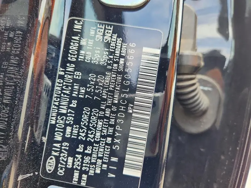 2020 KIA TELLURIDE EX  