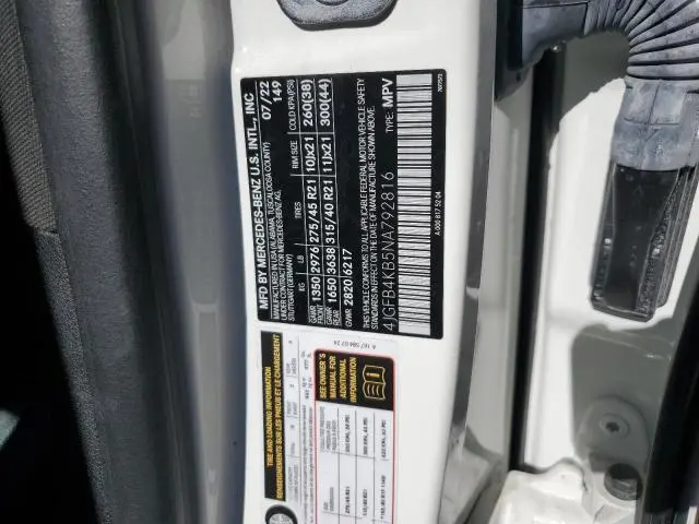 2022 MERCEDES-BENZ GLE 350 4MATIC  