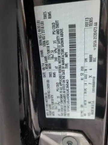 2014 FORD ESCAPE TITANIUM  