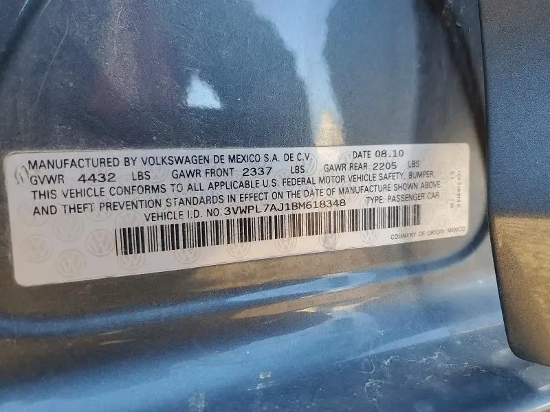 2011 VOLKSWAGEN JETTA TDI  