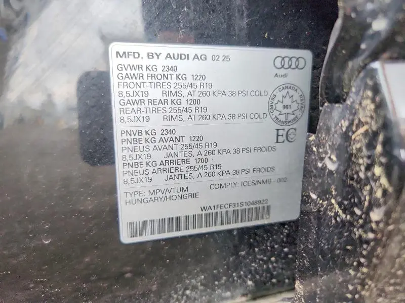 2025 AUDI Q3 TECHNIK 45  