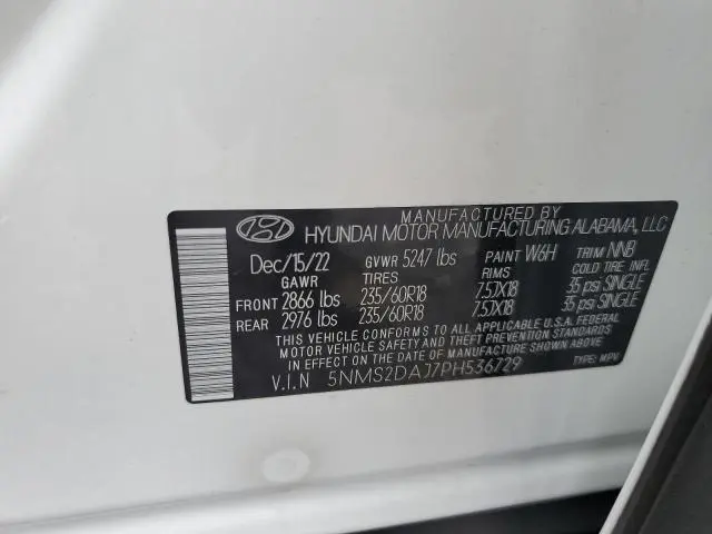 2023 HYUNDAI SANTA FE SEL  
