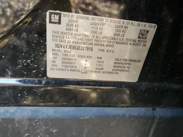 2018 CHEVROLET EQUINOX LT  