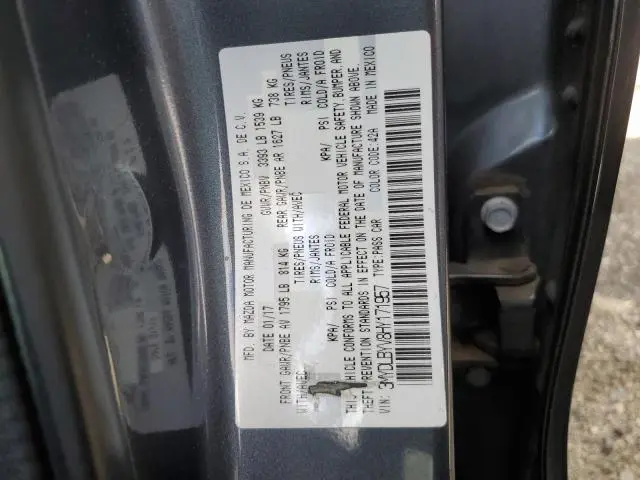 2017 TOYOTA YARIS IA   