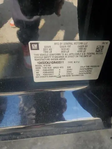 2016 GMC YUKON DENALI  